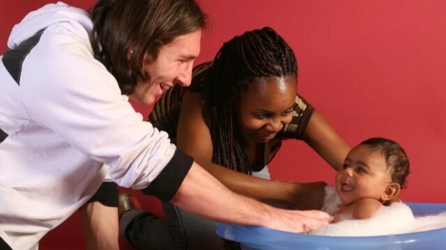 Foto Lionel Messi dan Bayi Lamine Yamal