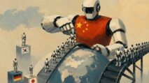 robot pekerja China