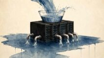 konsumsi air AI